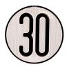 Placa limite velocidad 30 km/h