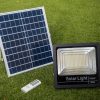 Foco LED solar 100W con placa solar - luz Blanca