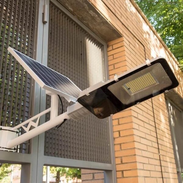 Farola LED solar 120W con placa solar