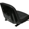 Asiento cubeta PVC negro SIN guias railes RM460